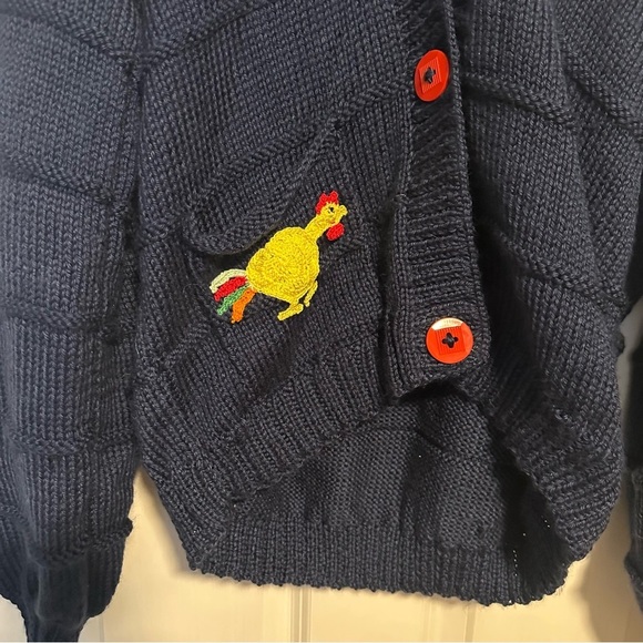 Farmhouse boho Slouchy oversized knit cardigan - Picture 3 of 3